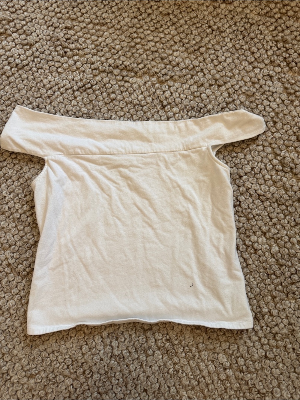 Target Off-Shoulder White Women's Top